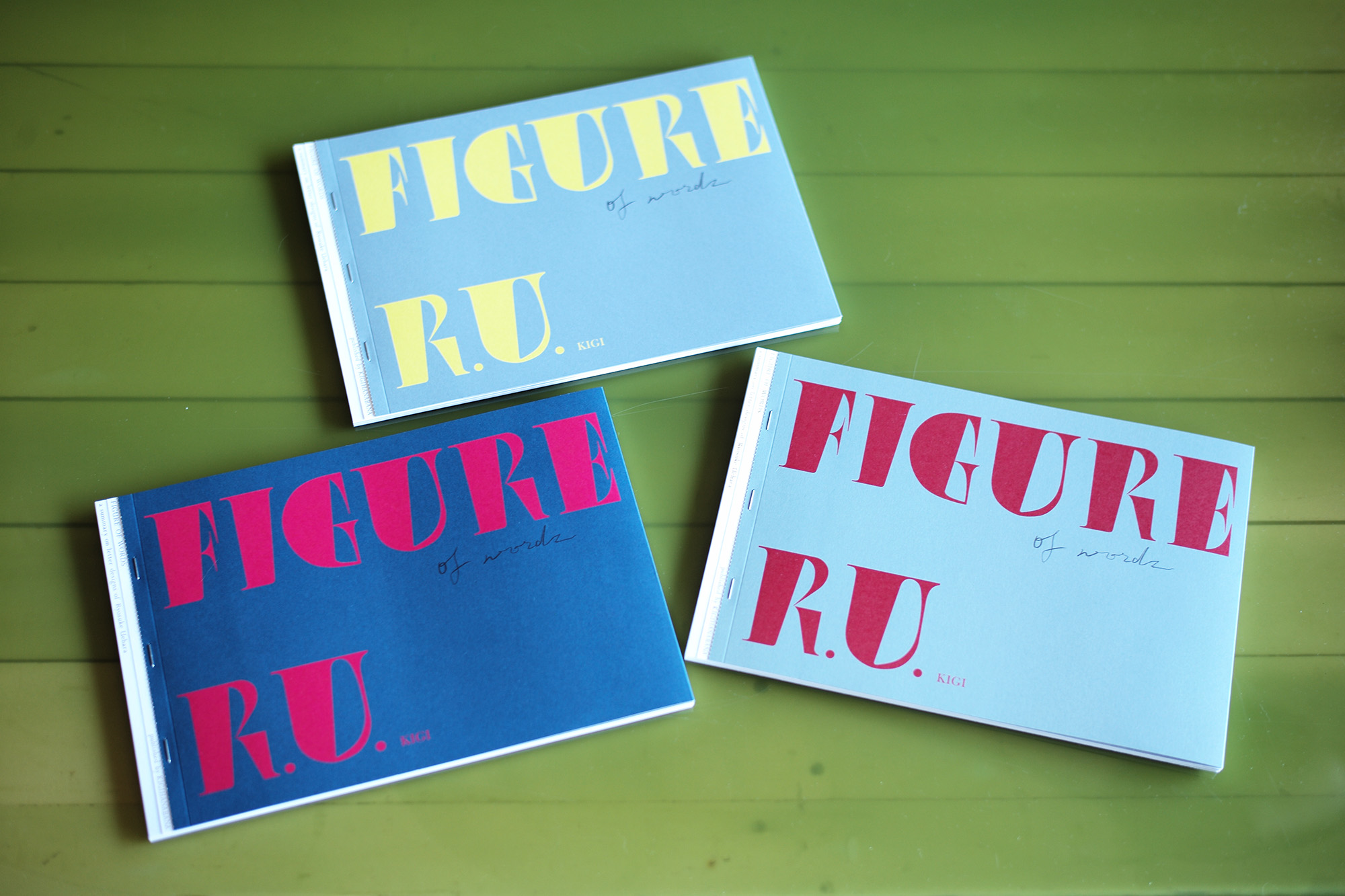 植原の新作ZINE「FIGURE of words」 | KIGI